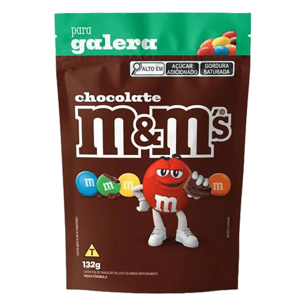 Confeito M&Ms Chocolate Para Galera 132g